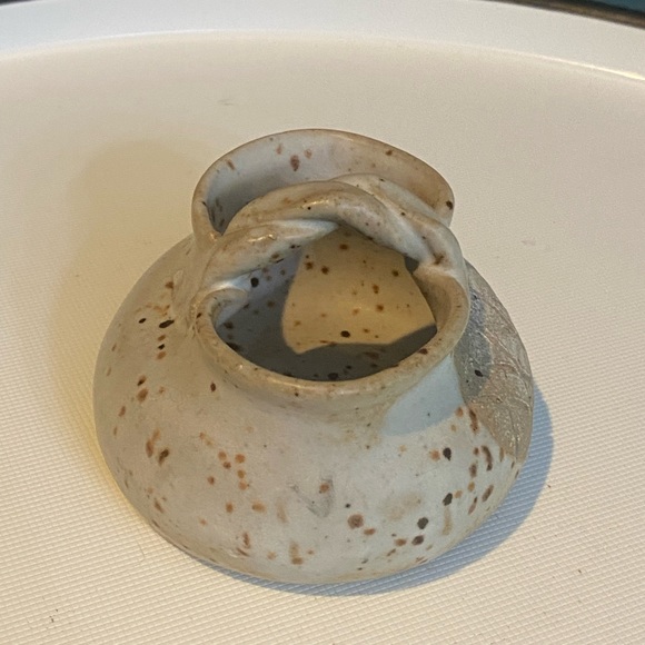 Cindy Angliss Signed Studio Art Pottery Small Basket Trinket Jewelry Handmade - Picture 4 of 9